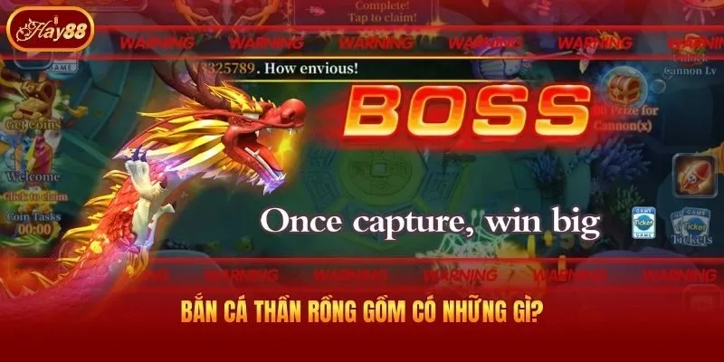 Bắn cá thần rồng gồm có những gì?