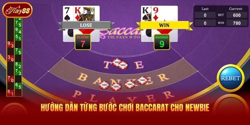 Hướng dẫn từng bước chơi baccarat cho newbie
