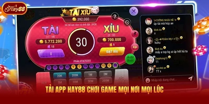 Tải app Hay88 chơi game mọi nơi mọi lúc